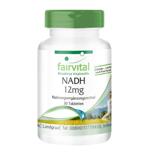NADH 12mg - 30 tabletten NADH 12mg - 30 tabletten