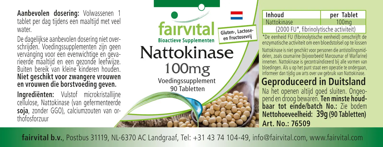 Nattokinase 100mg – 90 Compresse Nattokinase 100mg – 90 Compresse