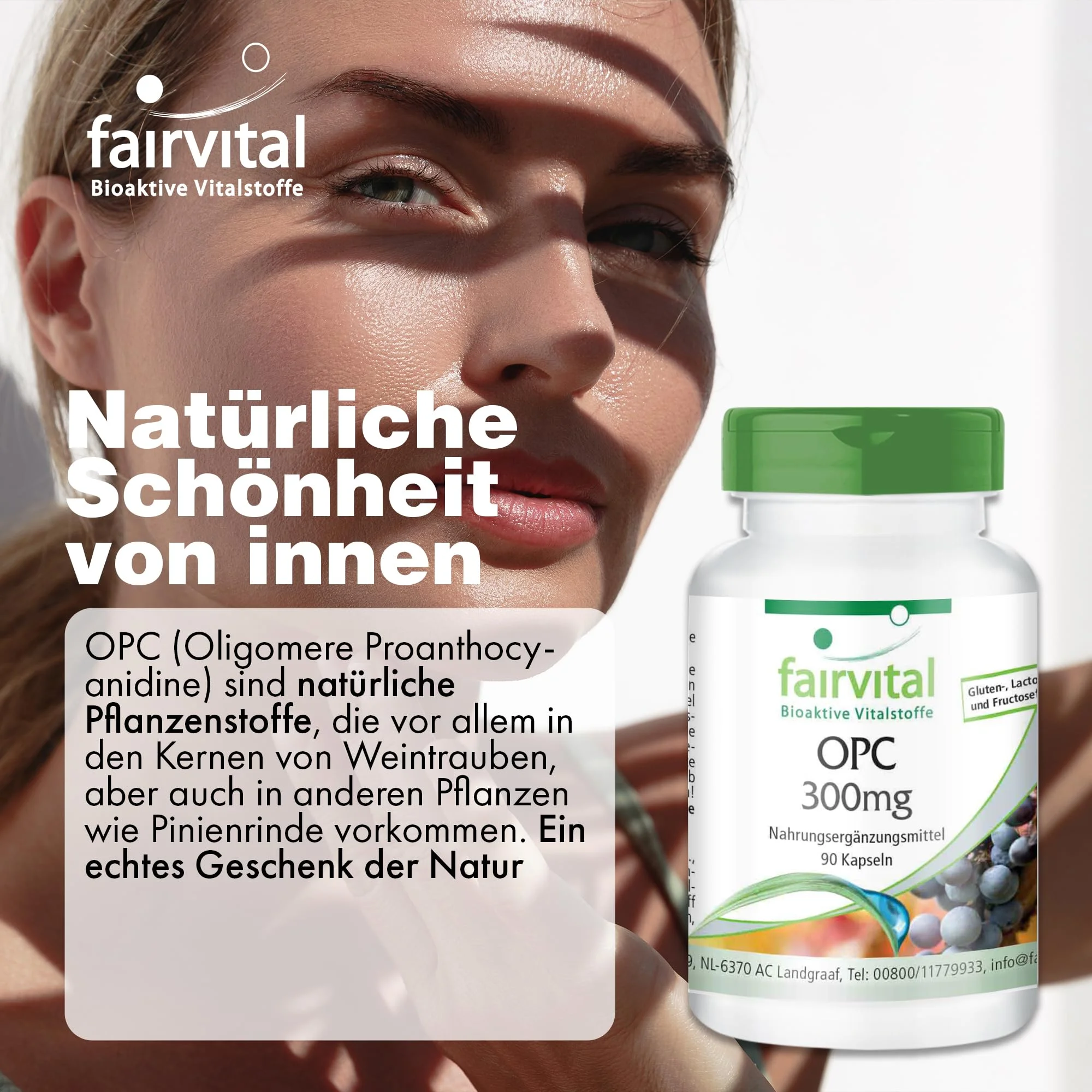 OPC 300mg - 90 Kapseln - Schluckfreundlich | Fairvital