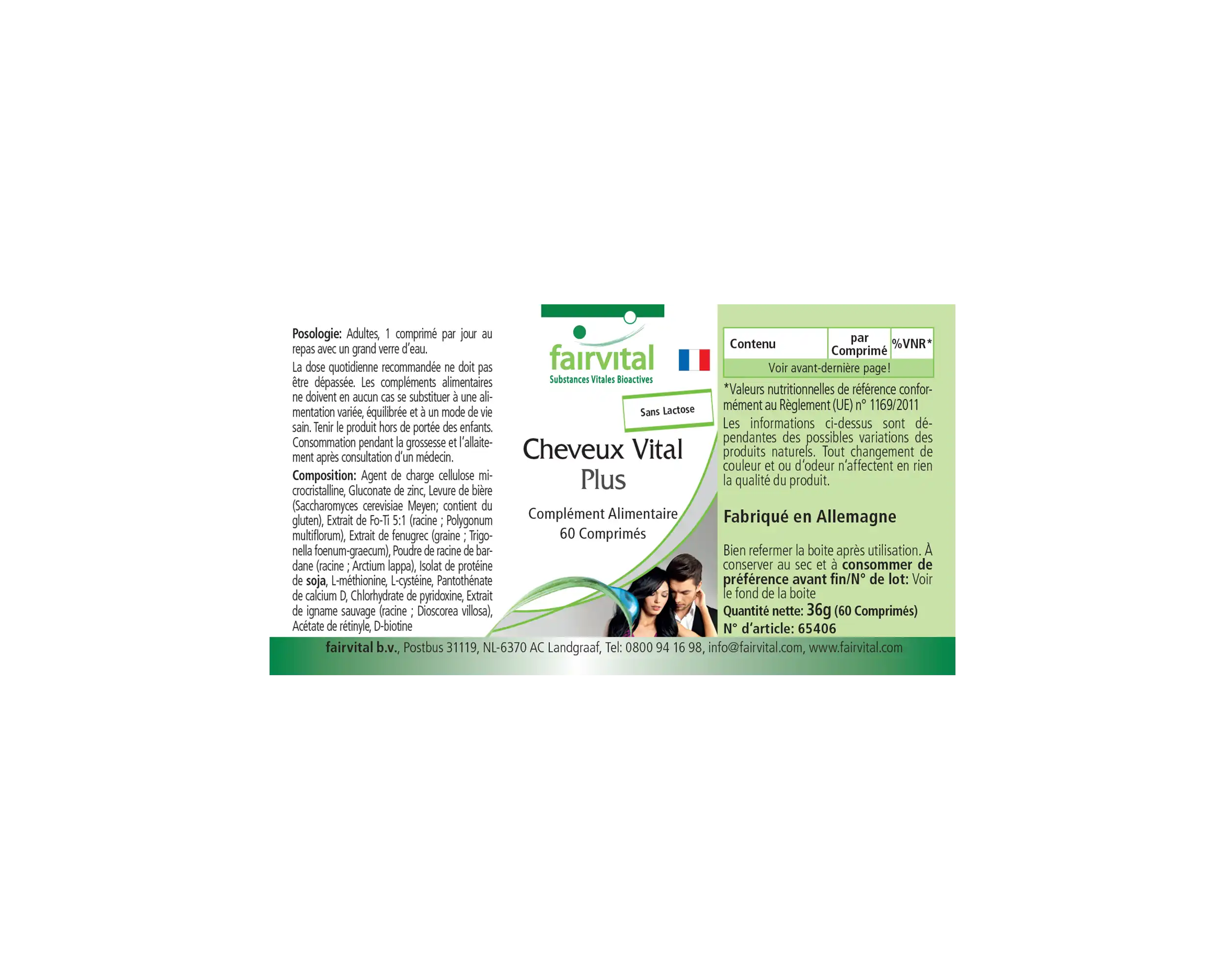 Cabello Vital Plus - 60 comprimidos