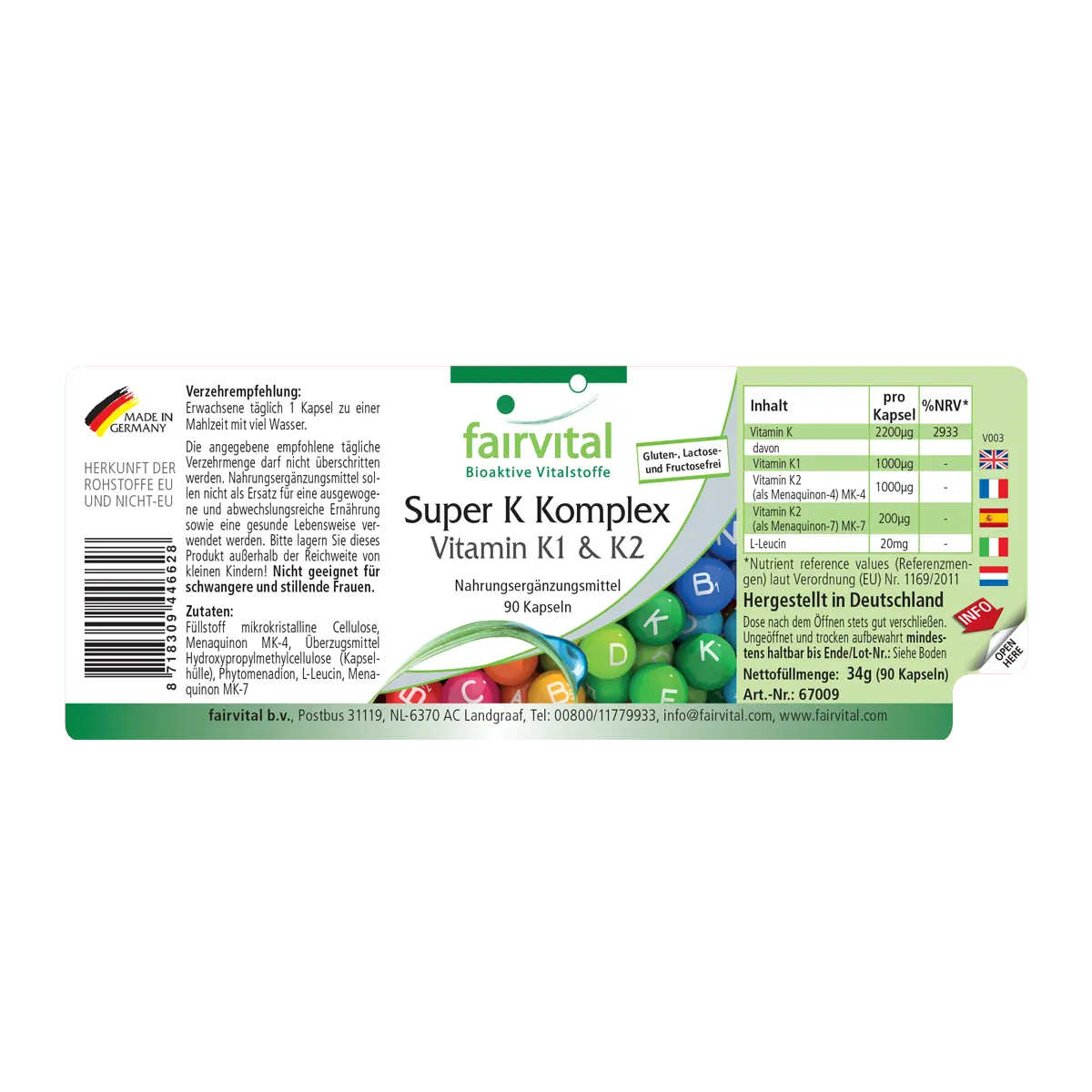 Super K Complex Vitamin K1 & K2 - 90 Capsules Super K Complex Vitamin K1 & K2 - 90 Capsules