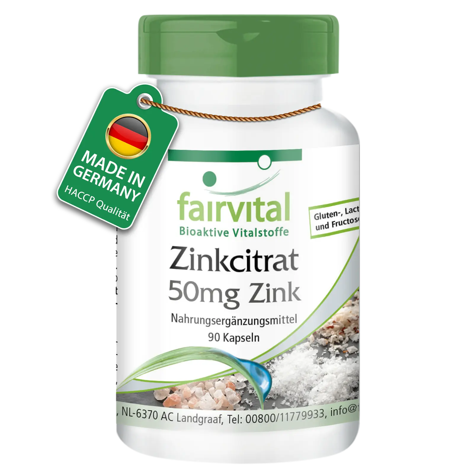 Citrate de zinc avec 50mg de zinc - 90 gélules Citrate de zinc avec 50mg de zinc - 90 gélules
