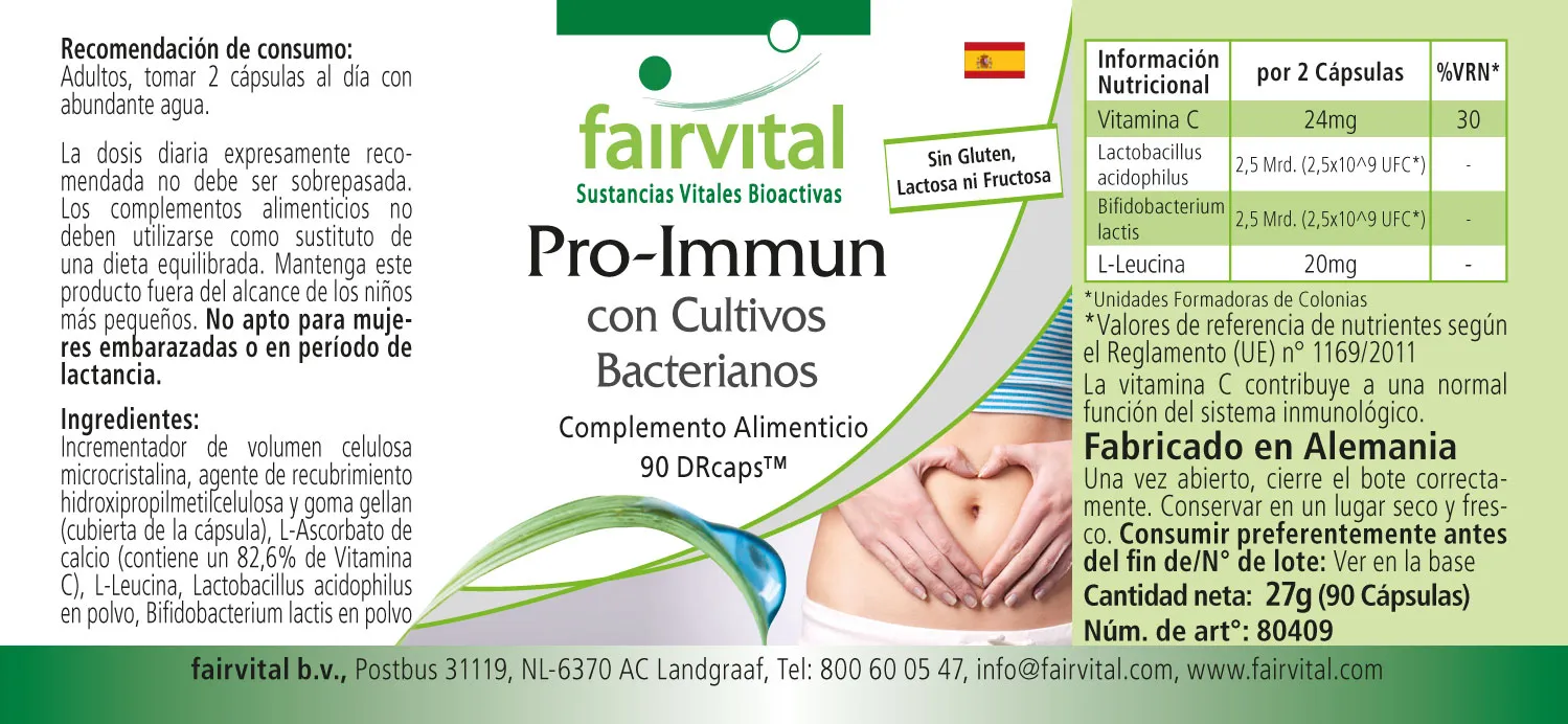 Pro Immun avec cultures bactériennes - 90 DRcaps®