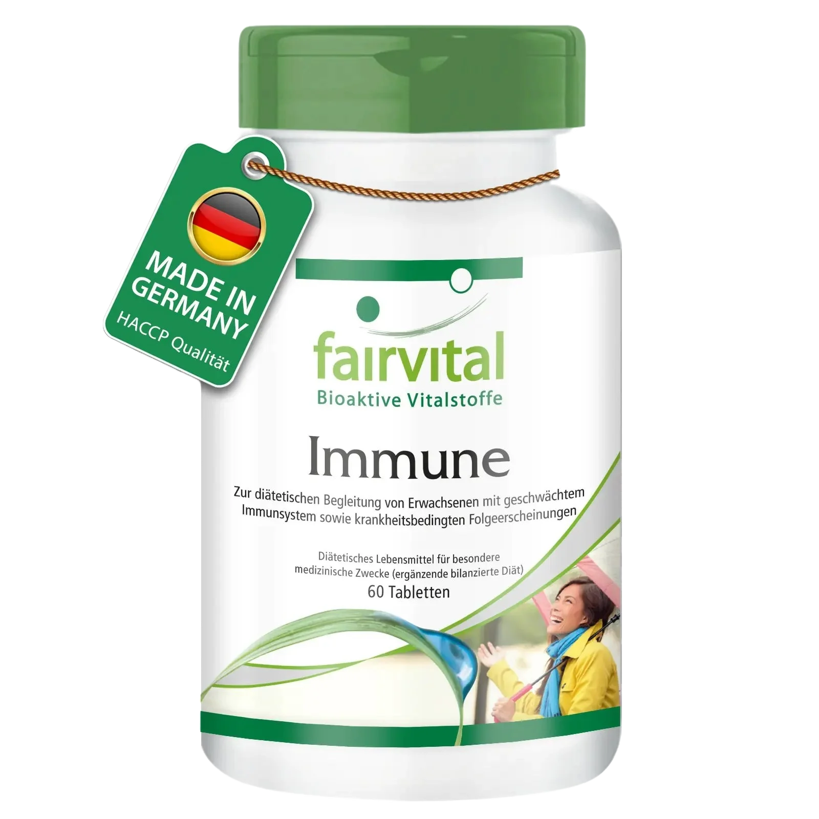 Immune - 60 Tabletten - mit Vitamin B12, Vitamin C, Zink, Kupfer uvm. - für Immunsystem, gegen Erschöpfung | Fairvital Immune - 60 Tabletten - mit Vitamin B12, Vitamin C, Zink, Kupfer uvm. - für Immunsystem, gegen Erschöpfung | Fairvital