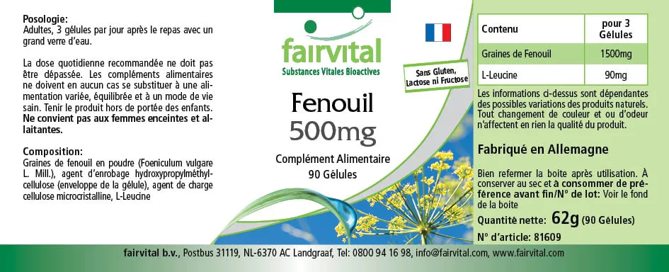 Fenchel 500mg