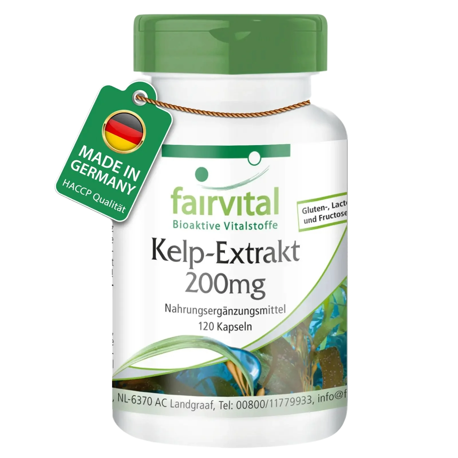 Extrait de kelp 200mg - 120 gélules Extrait de kelp 200mg - 120 gélules