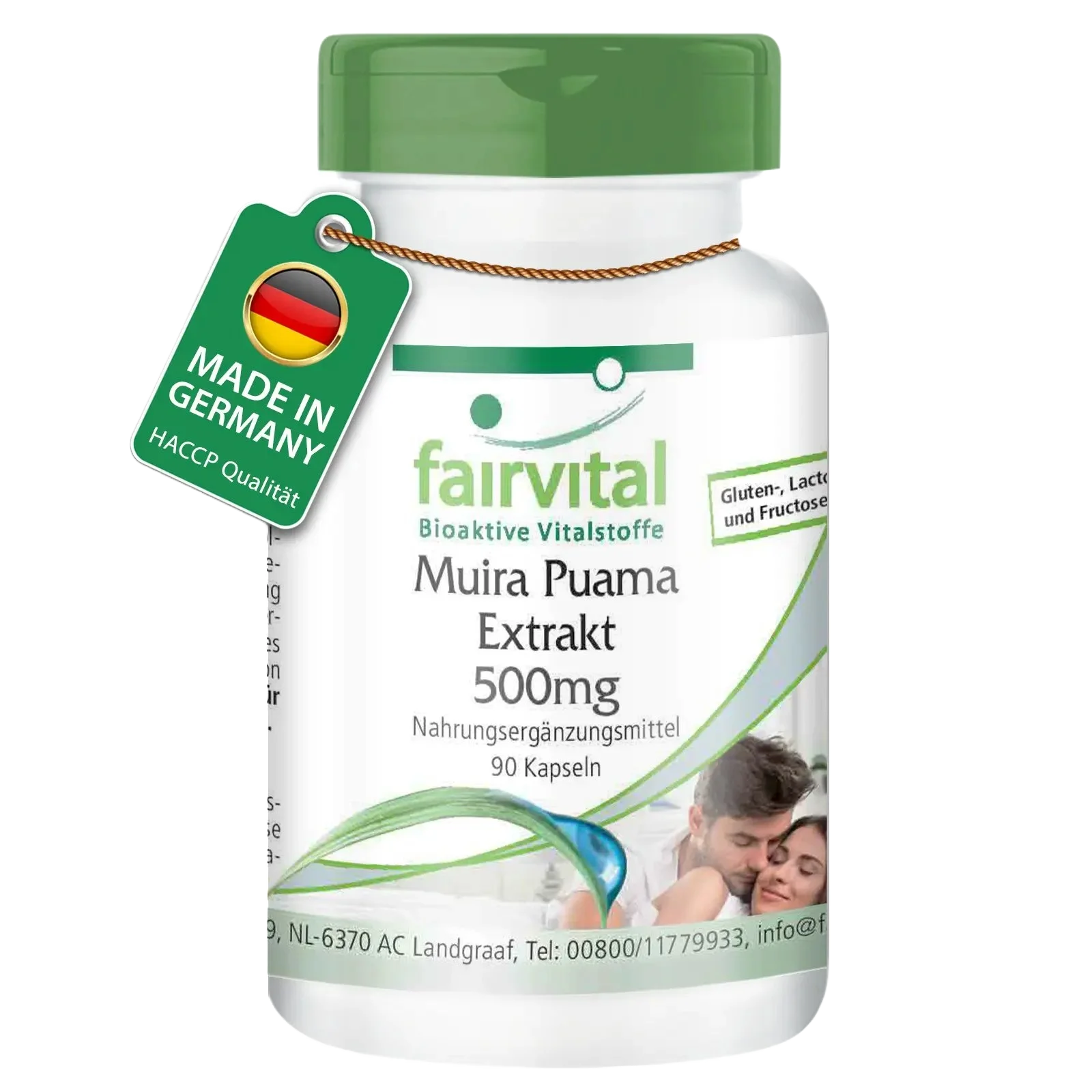 Muira Puama - 90 Kapseln - Potenzholz 10:1 Extrakt - Hochdosiert und Vegan | Fairvital Muira Puama - 90 Kapseln - Potenzholz 10:1 Extrakt - Hochdosiert und Vegan | Fairvital