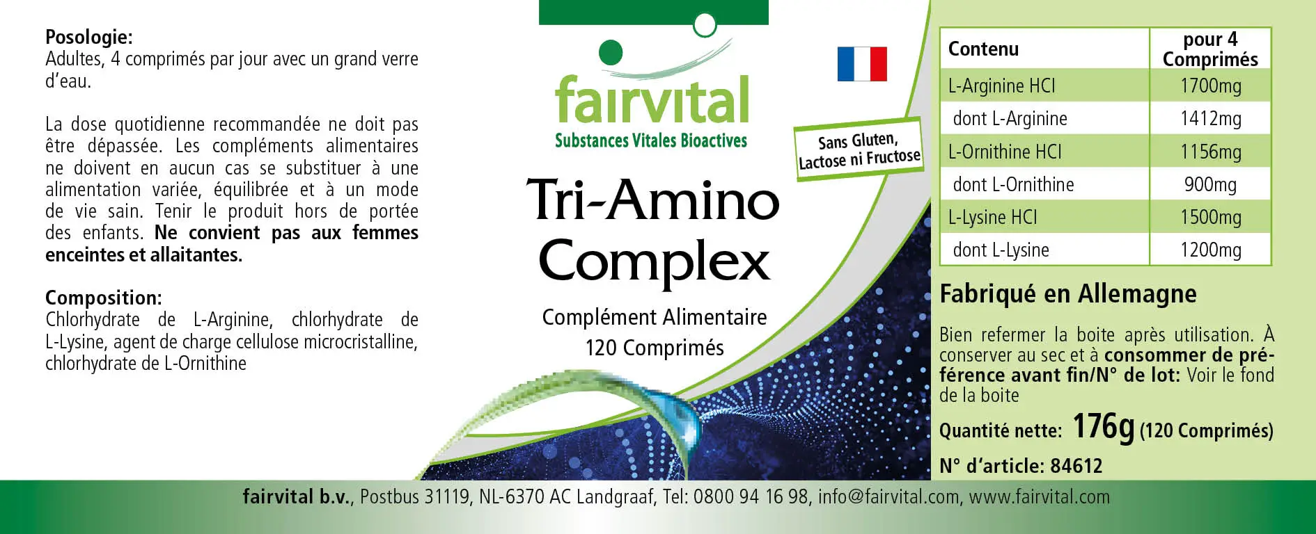 Tri-Amino-Complex - 120 tabletten