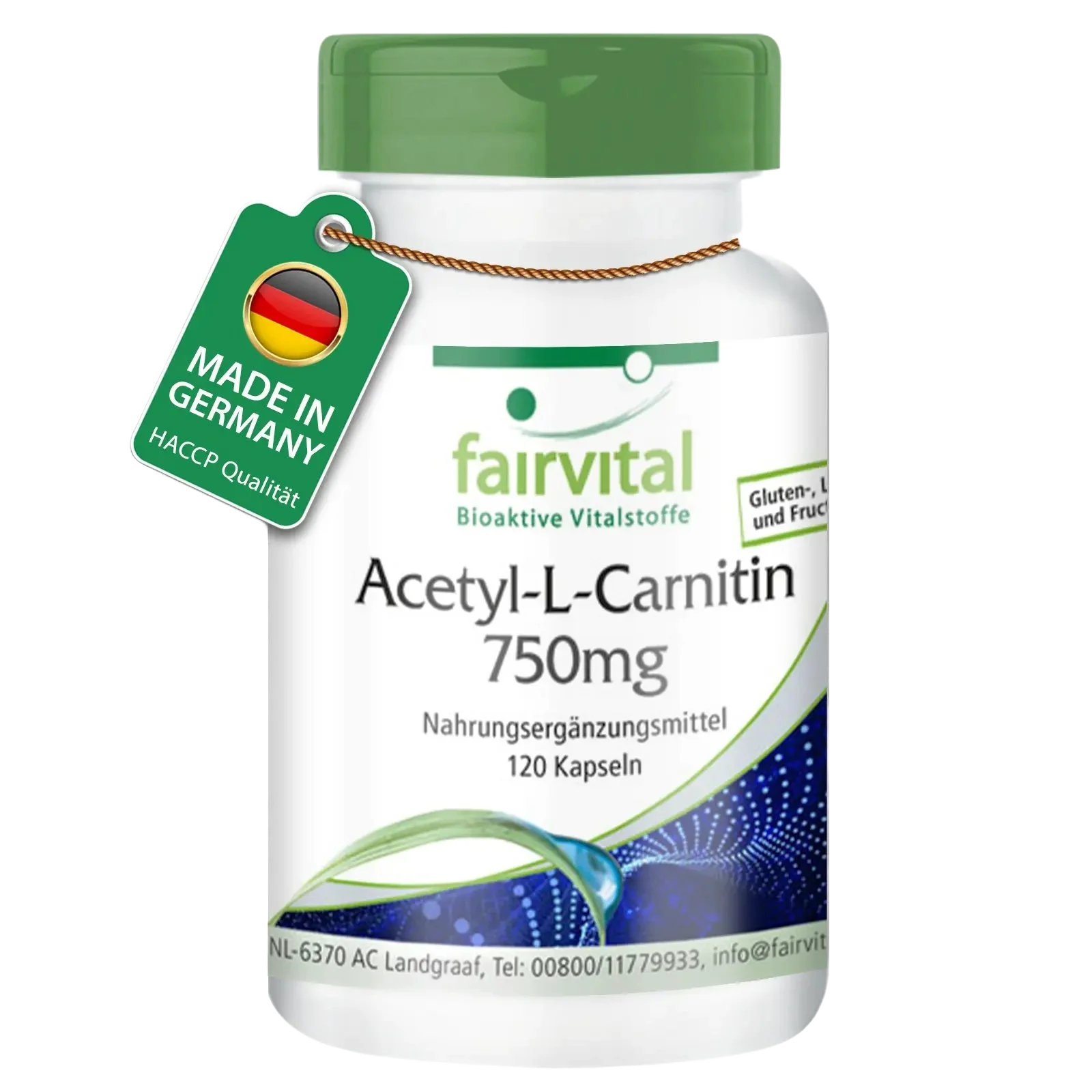 Acétyl-L-Carnitine 750mg - 120 gélules Acétyl-L-Carnitine 750mg - 120 gélules