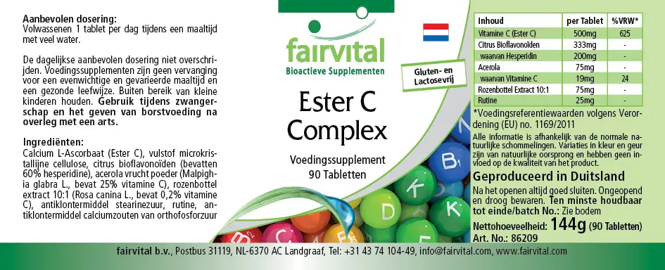 Ester C complex - 90 tabletten