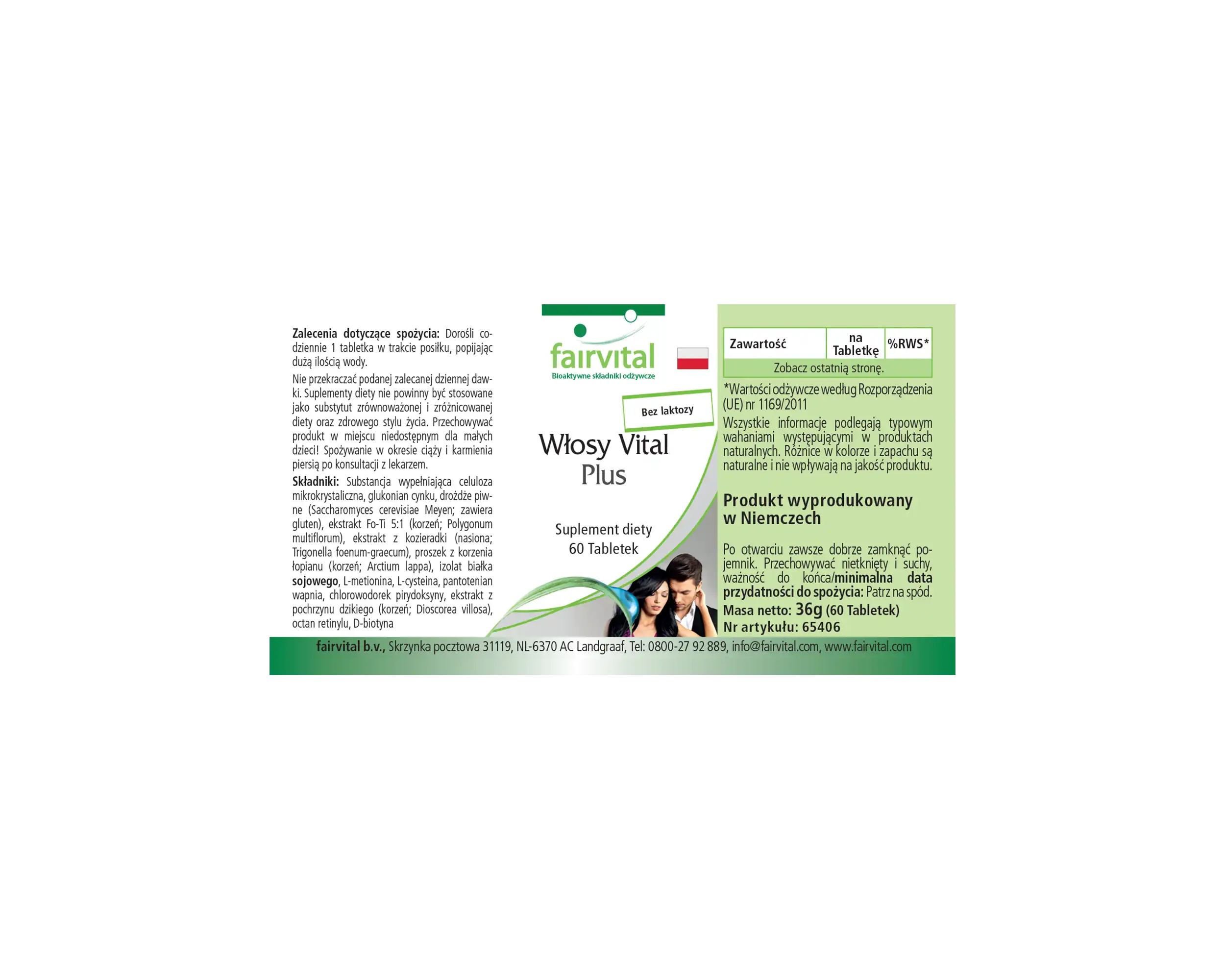 Cabello Vital Plus - 60 comprimidos