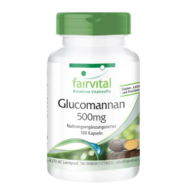 Glucomannan 500mg - Konjakwurzel