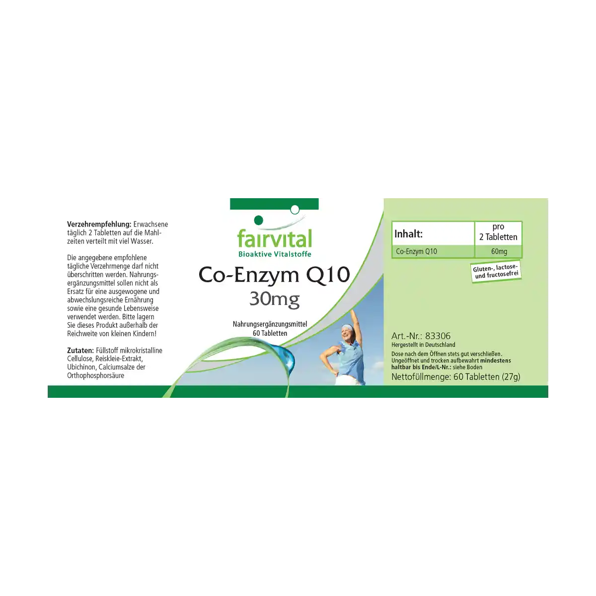 Coenzyme Q10 30mg - 60 comprimés