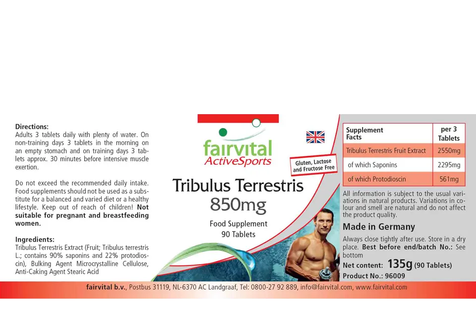 Tribulus Terrestris - 90 Tablets Tribulus Terrestris - 90 Tablets