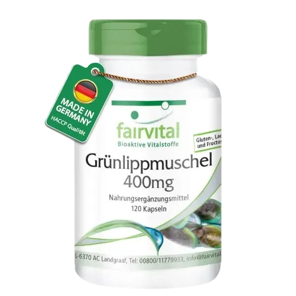 Green-Lipped Mussel 400mg - 120 Capsules Green-Lipped Mussel 400mg - 120 Capsules