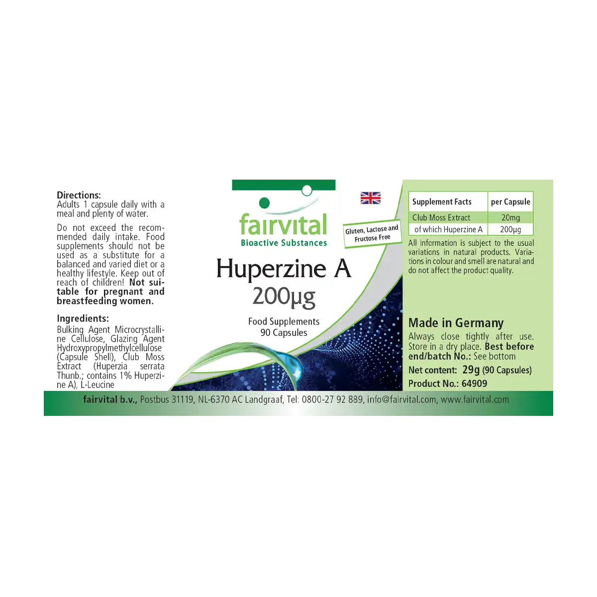 Huperzine A 200µg