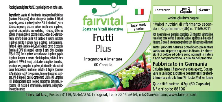 Fruits Plus - 60 gélules