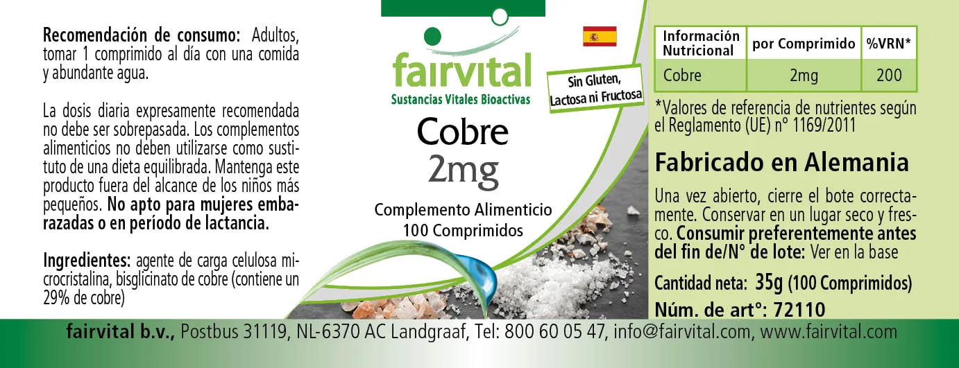 Koper 2mg - 100 tabletten