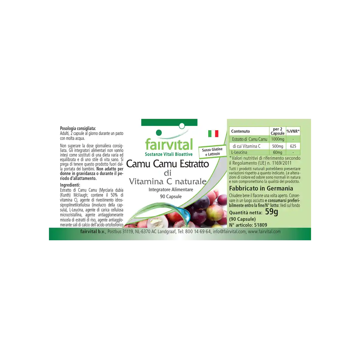 Camu Camu Extract - 90 Capsules Camu Camu Extract - 90 Capsules