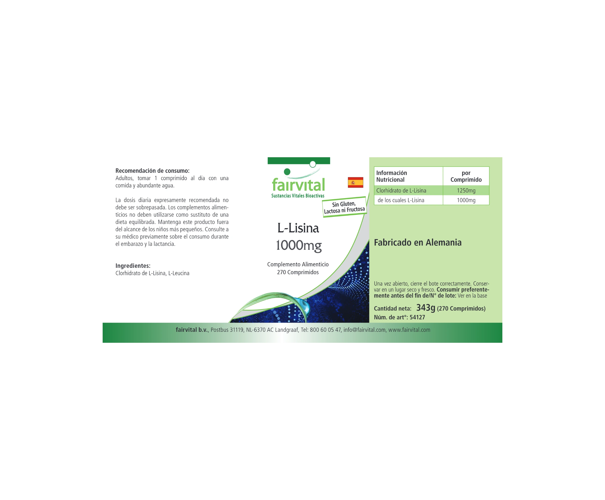 L-Lysin 1000mg