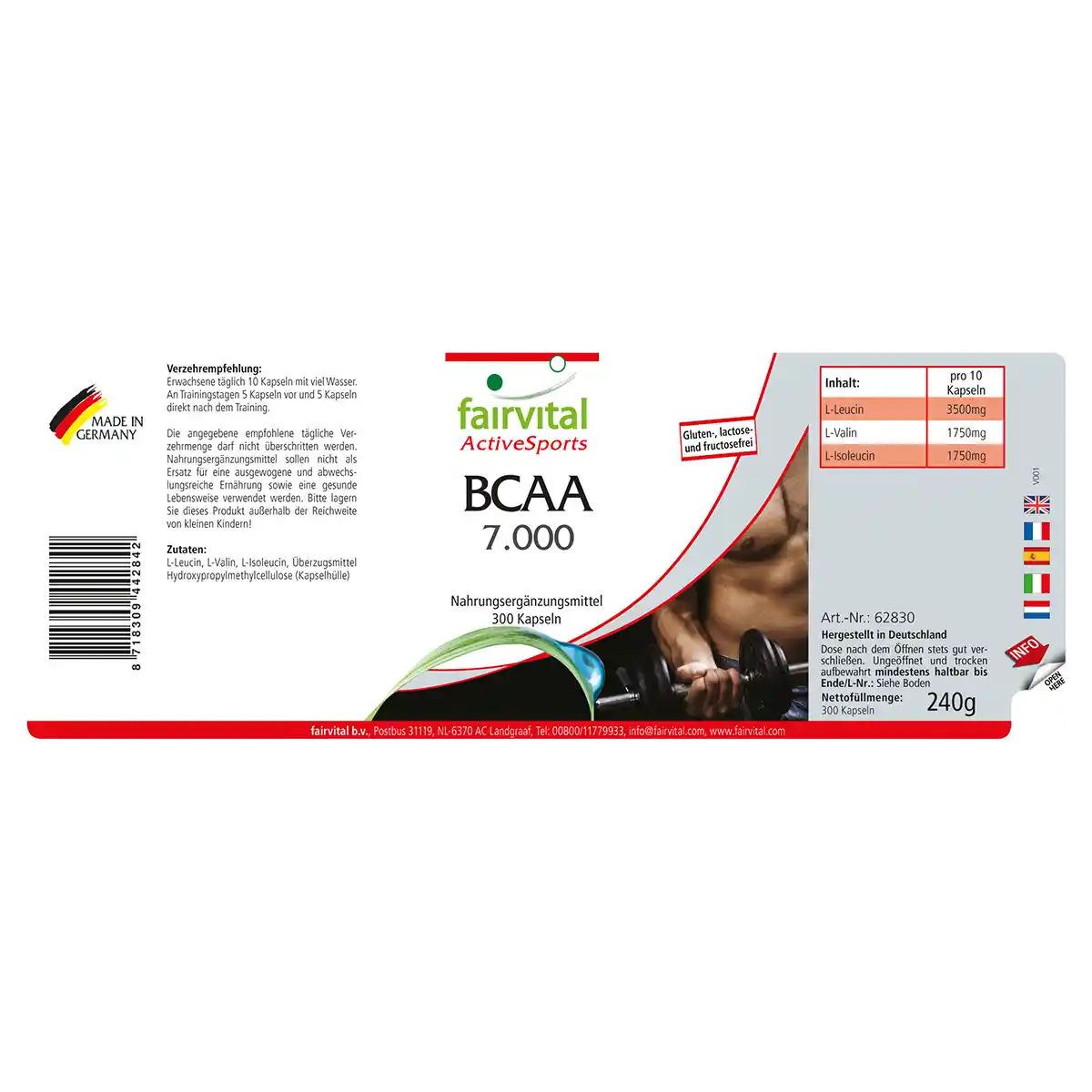 BCAA 7000 - 300 capsules BCAA 7000 - 300 capsules