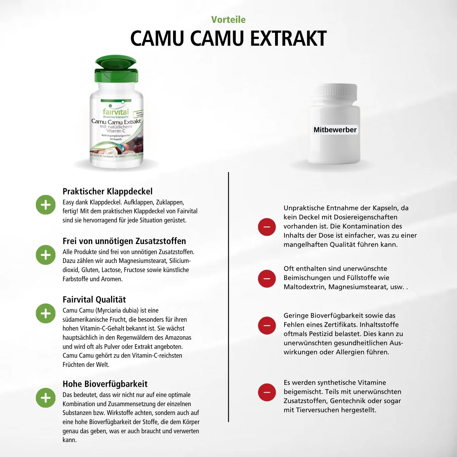 Camu Camu Extrakt mit natürlichem Vitamin C