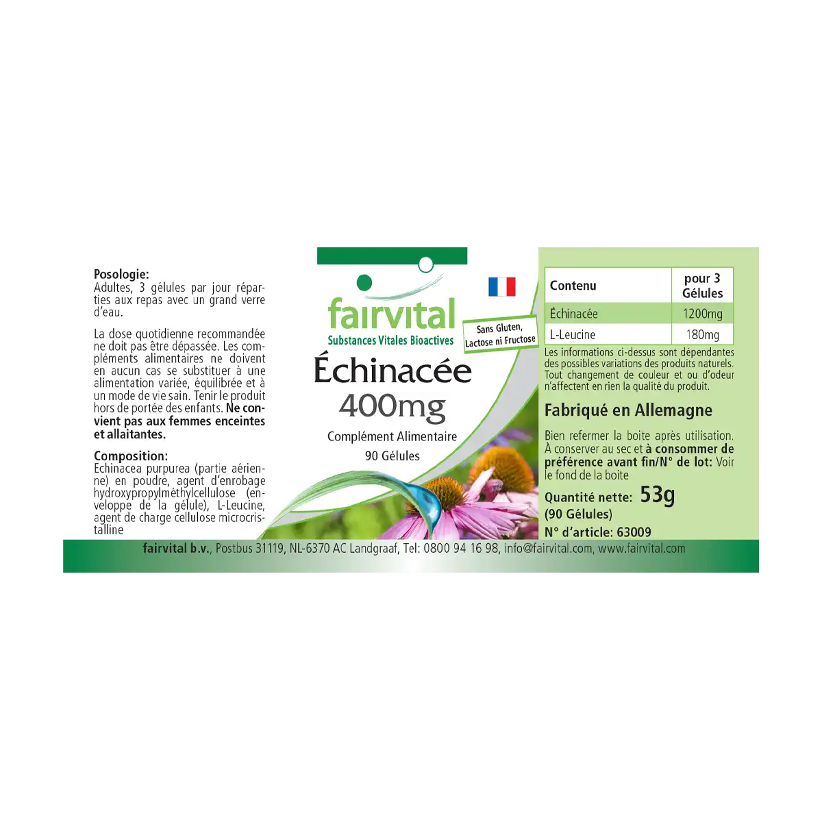 Echinacea 400mg - 90 capsule