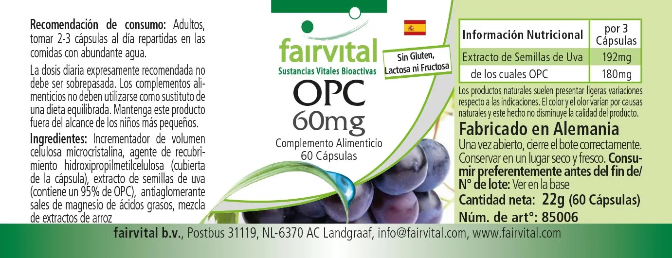 OPC 60mg – 60 Capsule