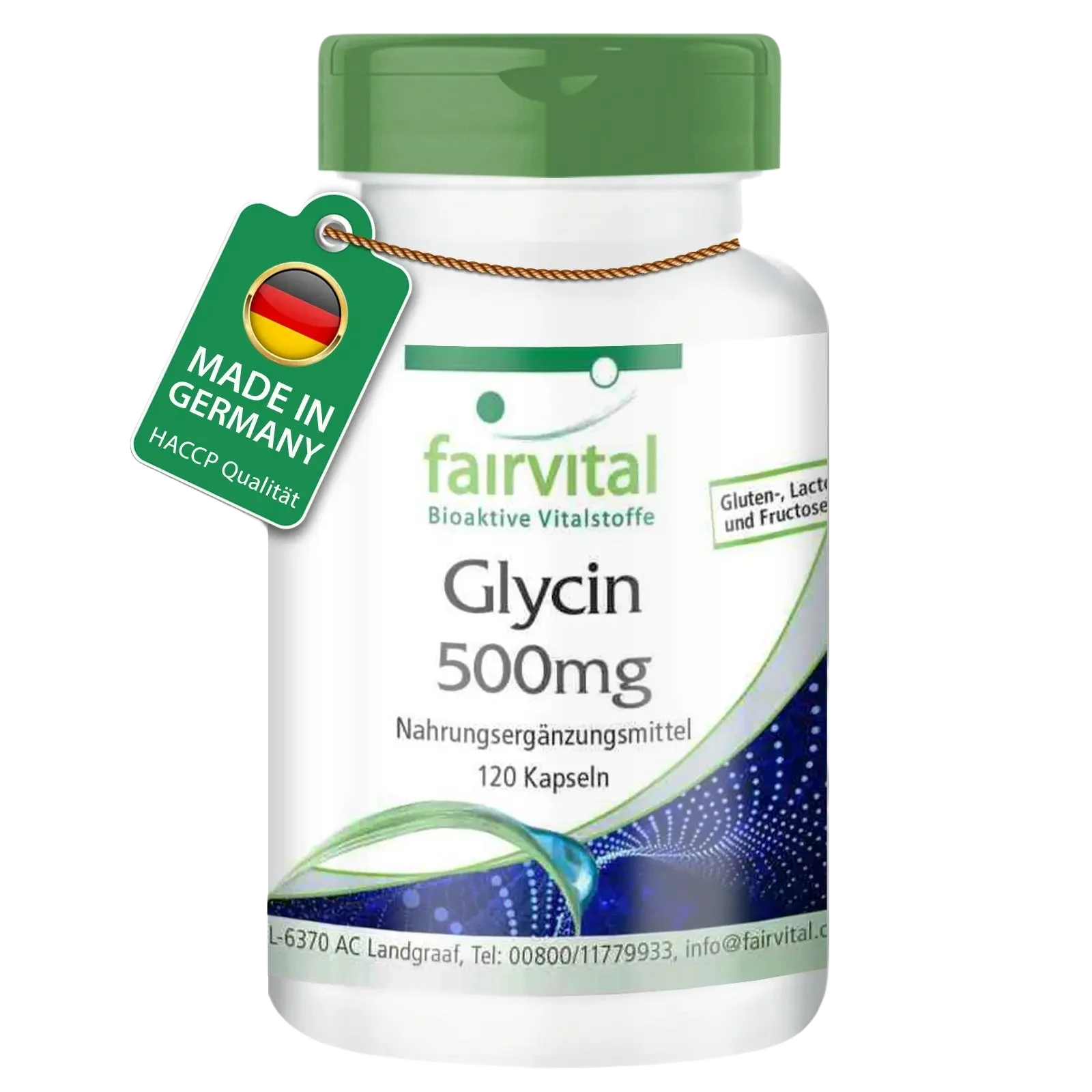 Glycine 500mg - 120 Capsules Glycine 500mg - 120 Capsules