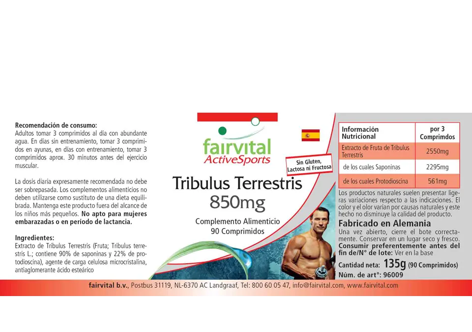 Tribulus Terrestris - 90 Tablets Tribulus Terrestris - 90 Tablets