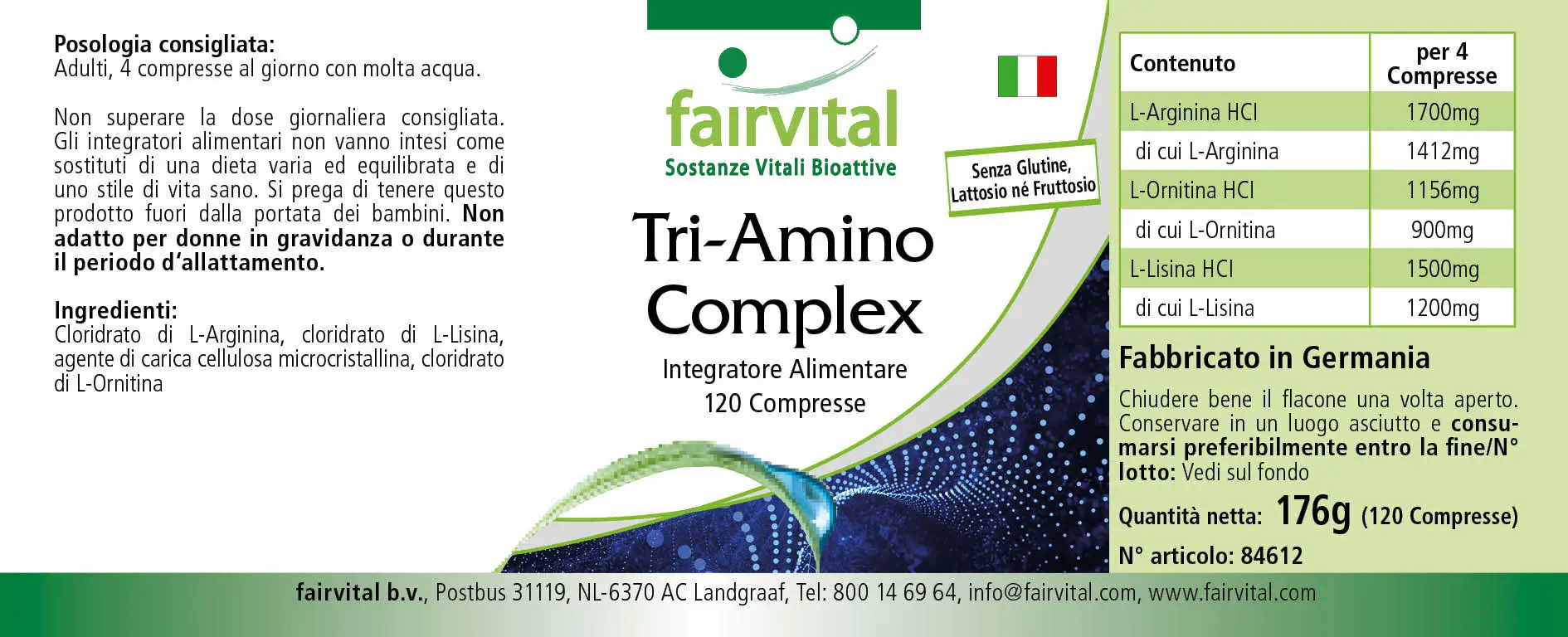 Tri-Amino-Complex - 120 tabletten