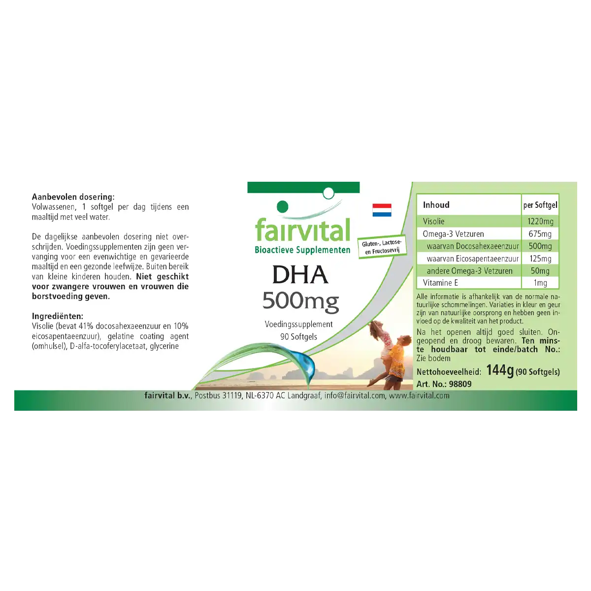 DHA 500mg - 90 softgels