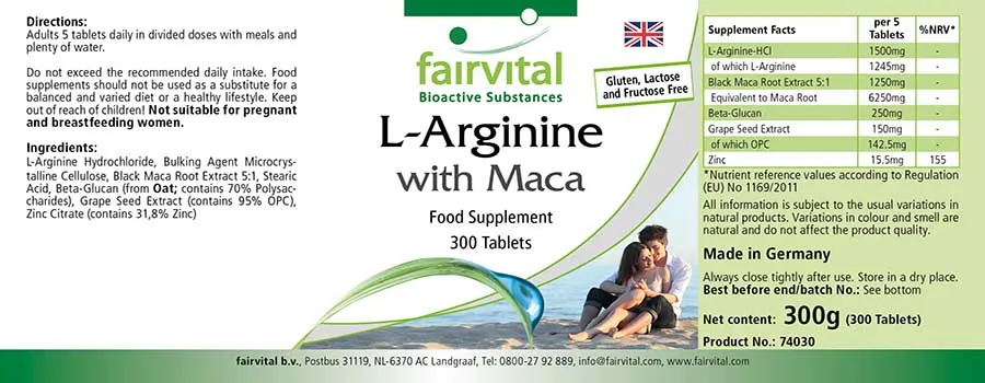 L-Arginin mit Maca