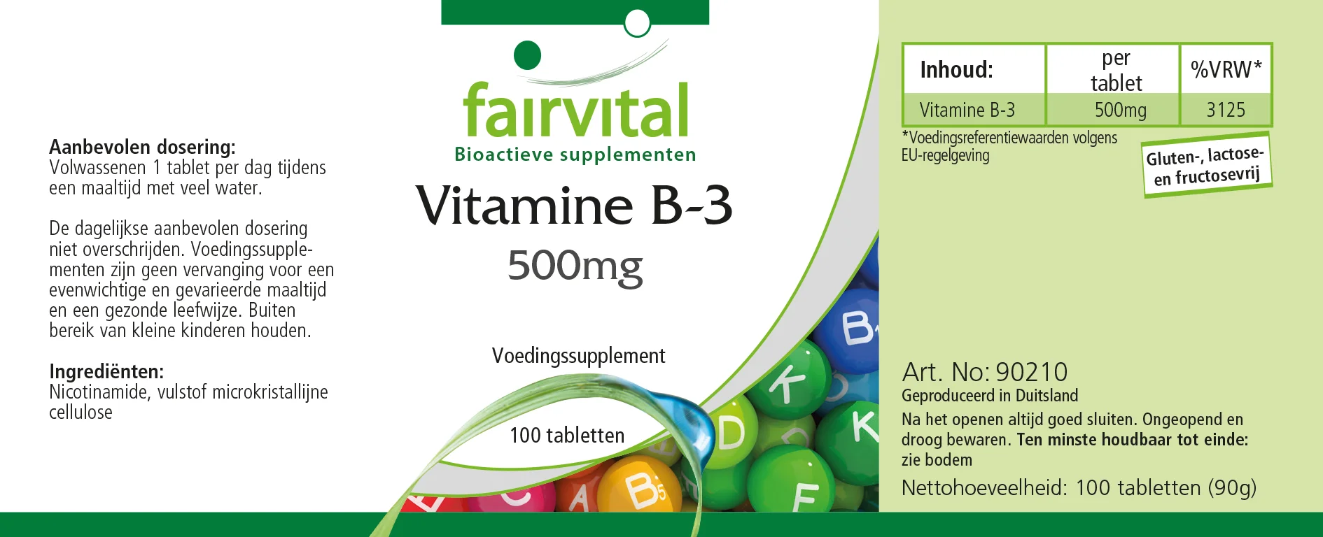 Xylitol 1000mg met muntsmaak - 100 kauwtabletten