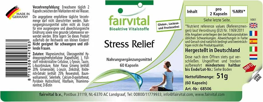 Stress Relief - 60 Cápsulas