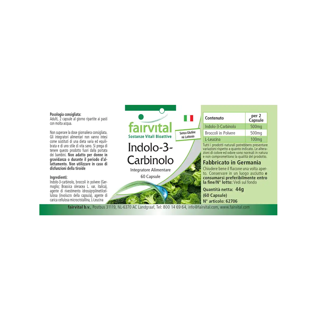 Indole-3-Carbinol - 60 Capsules Indole-3-Carbinol - 60 Capsules