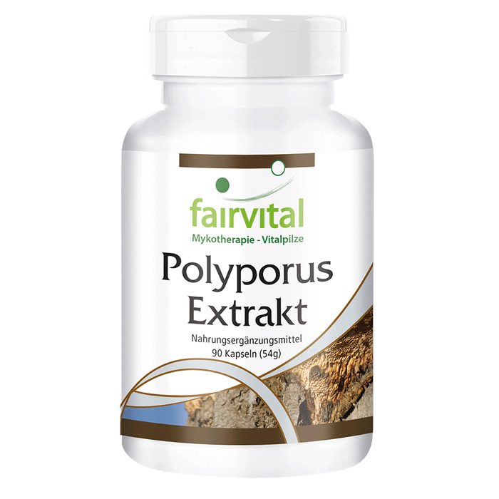 Polyporus Extrakt 500mg - 90 Kapseln - Polyporus umbellatus - Vegan | Fairvital Polyporus Extrakt 500mg - 90 Kapseln - Polyporus umbellatus - Vegan | Fairvital