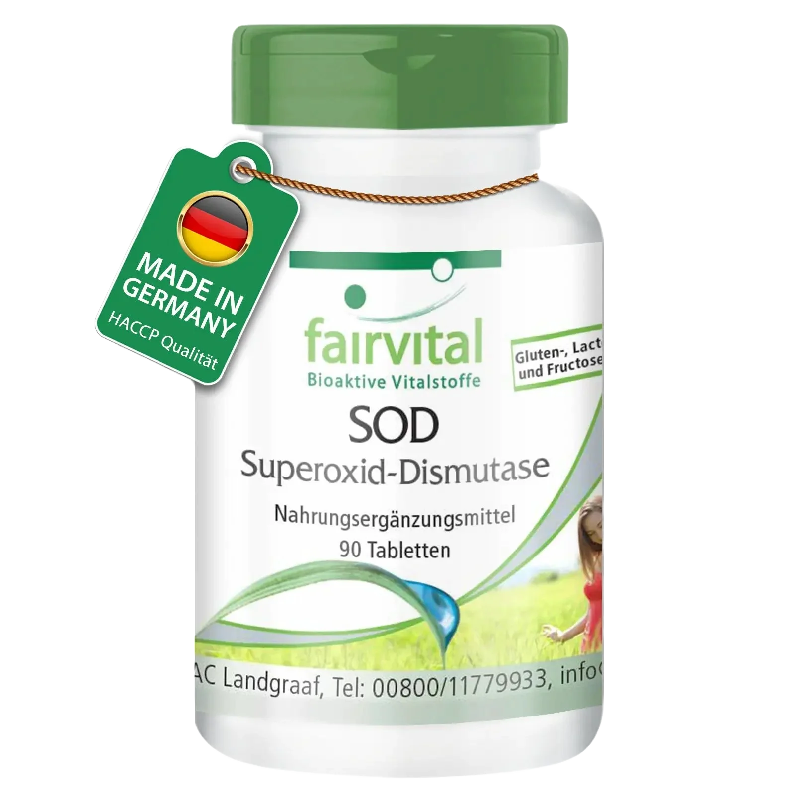 SOD Superoxid-Dismutase - 90 Tabletten - 6.000 F.I.P. pro Tagesdosis - Hochdosiert und Vegan | Fairvital SOD Superoxid-Dismutase - 90 Tabletten - 6.000 F.I.P. pro Tagesdosis - Hochdosiert und Vegan | Fairvital
