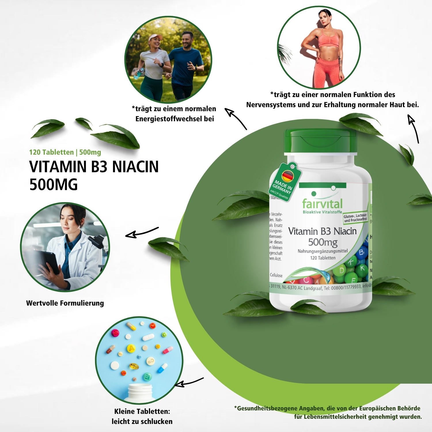 Vitamin B3 Niacin 500mg