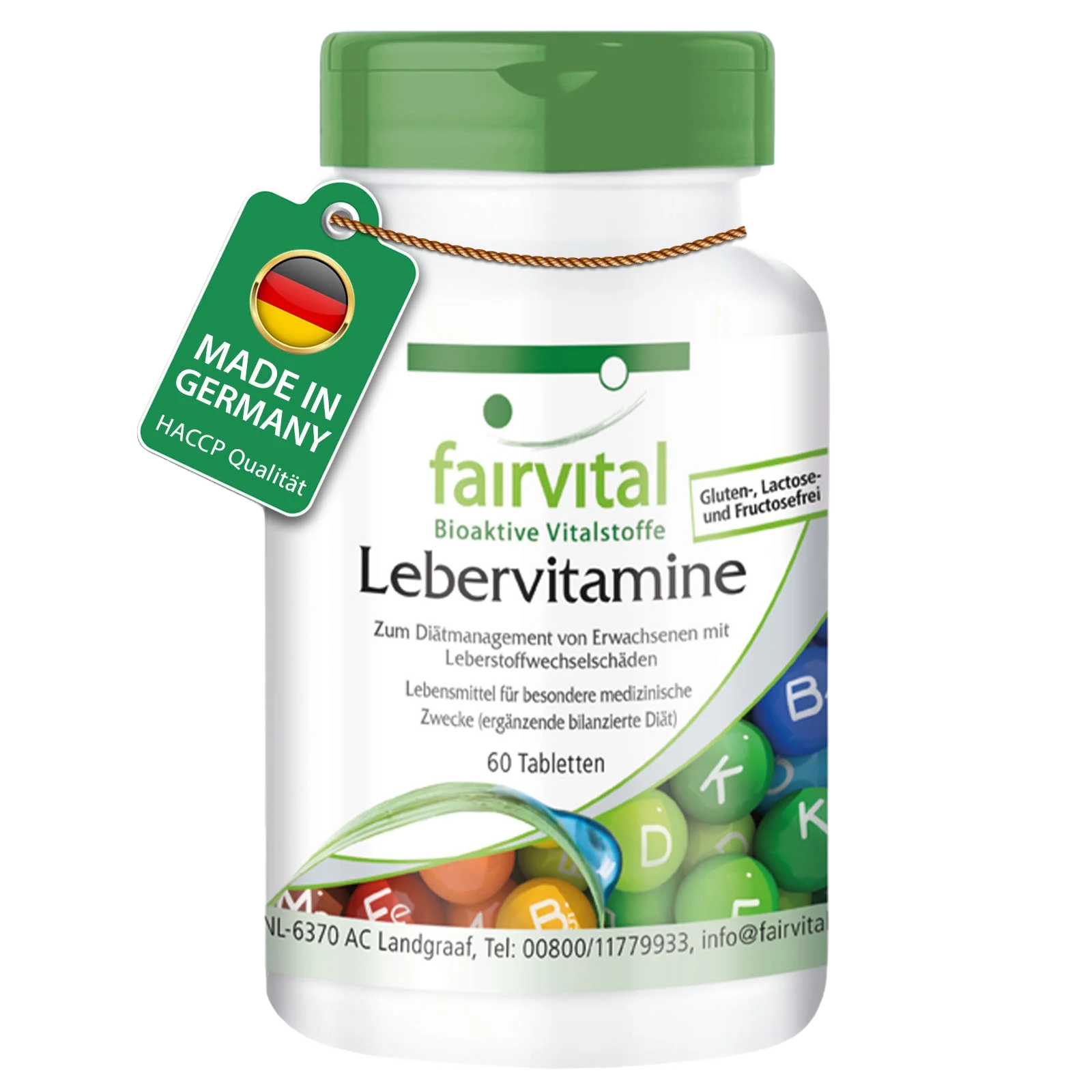 Lebervitamine - 60 Tabletten - mit Cholin, Zink, Vitamin C uvm. - für Leberfunktion, Immunsystem uvm. | Fairvital Lebervitamine - 60 Tabletten - mit Cholin, Zink, Vitamin C uvm. - für Leberfunktion, Immunsystem uvm. | Fairvital