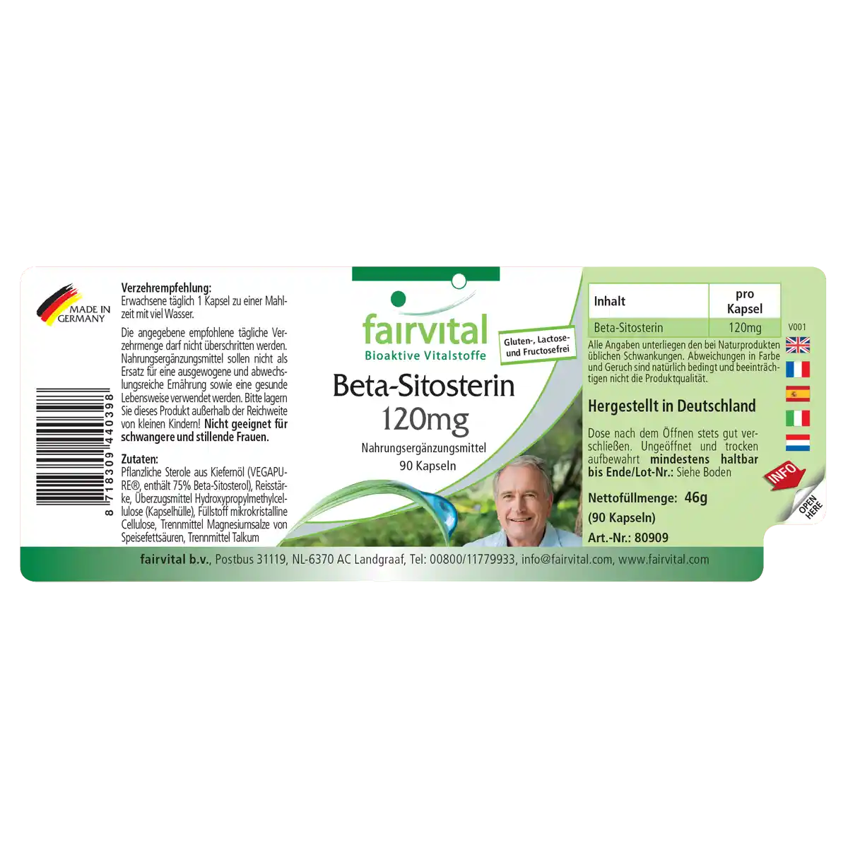 Beta-Sitosterin 120mg - 90 Cápsulas Beta-Sitosterin 120mg - 90 Cápsulas