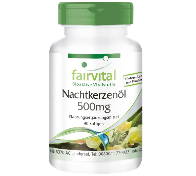 Huile d'onagre 500mg - 90 capsules molles Huile d'onagre 500mg - 90 capsules molles