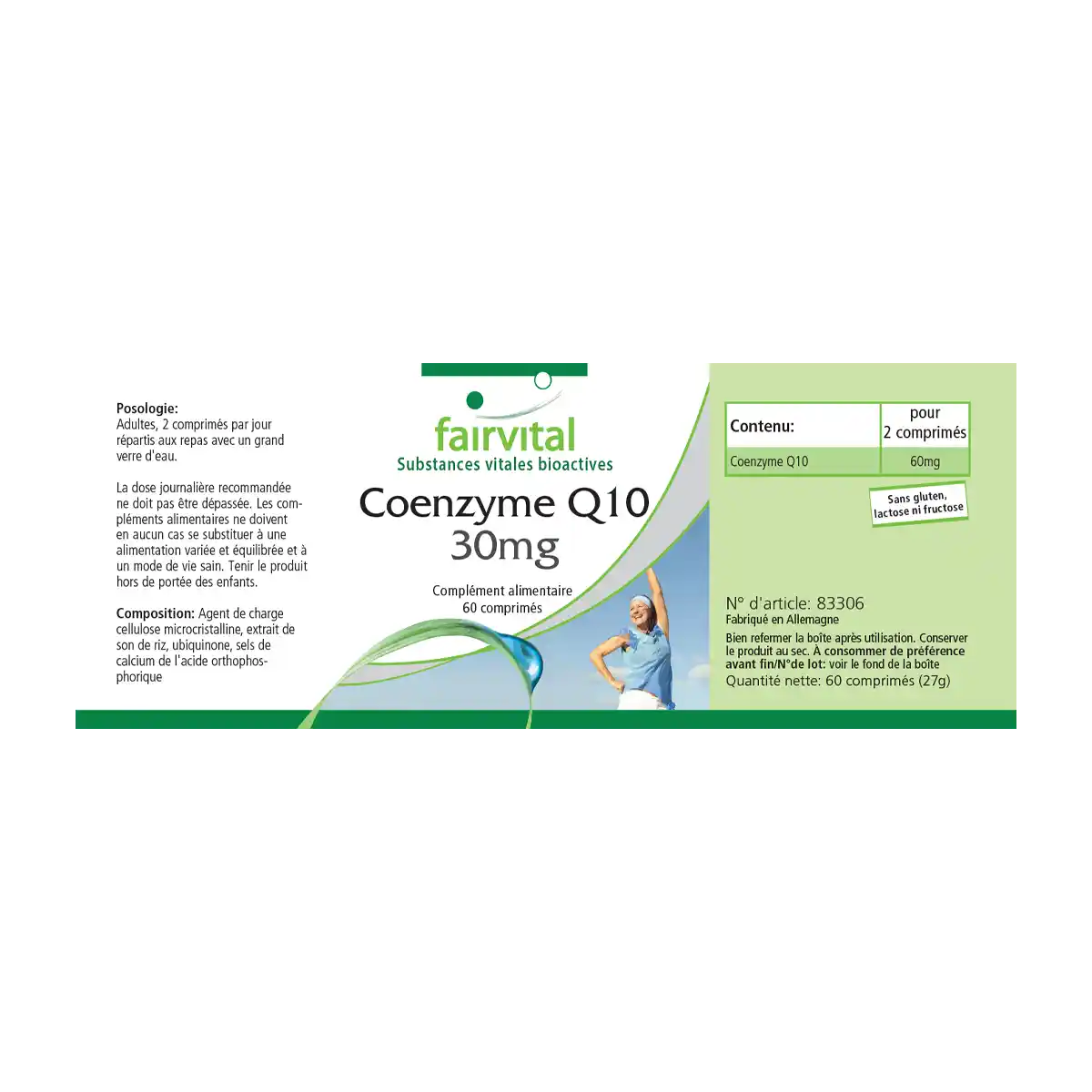 Coenzyme Q10 30mg - 60 tablets