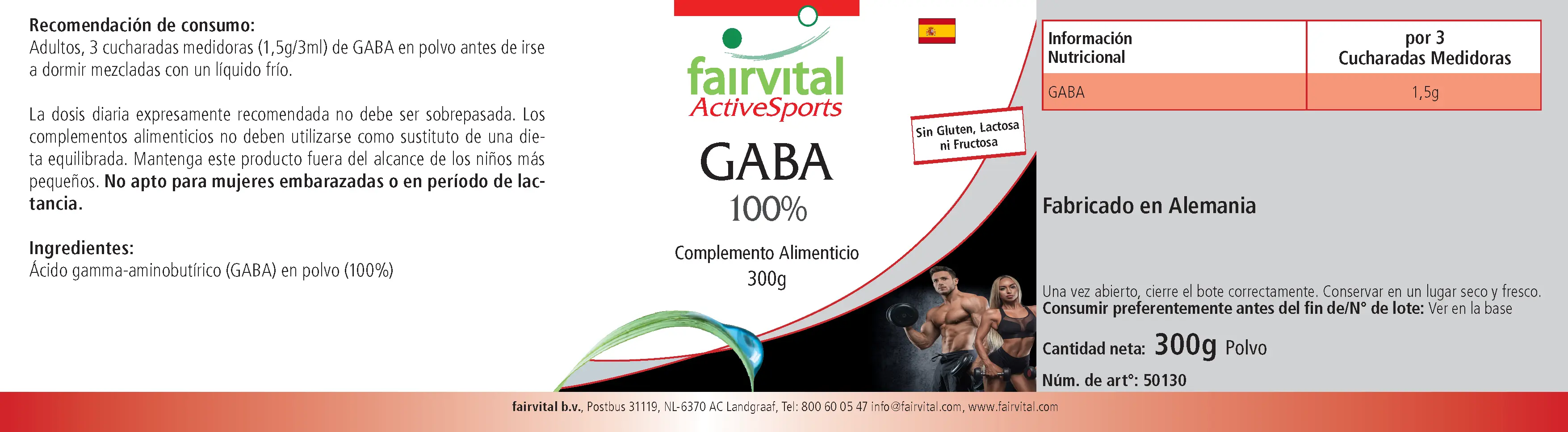 GABA 100% - 300g en poudre
