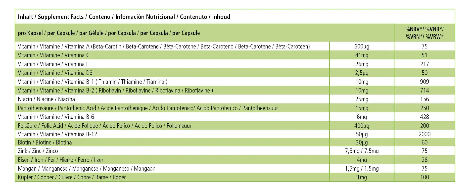 Super Multi - 120 Cápsulas