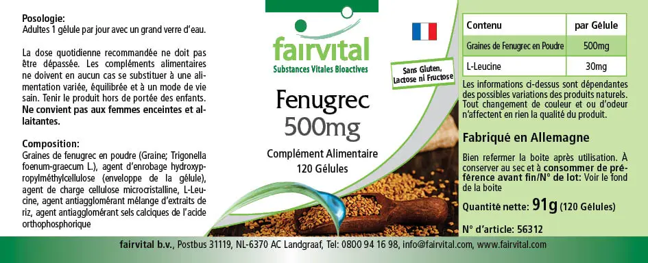 Fenegriek 500 mg