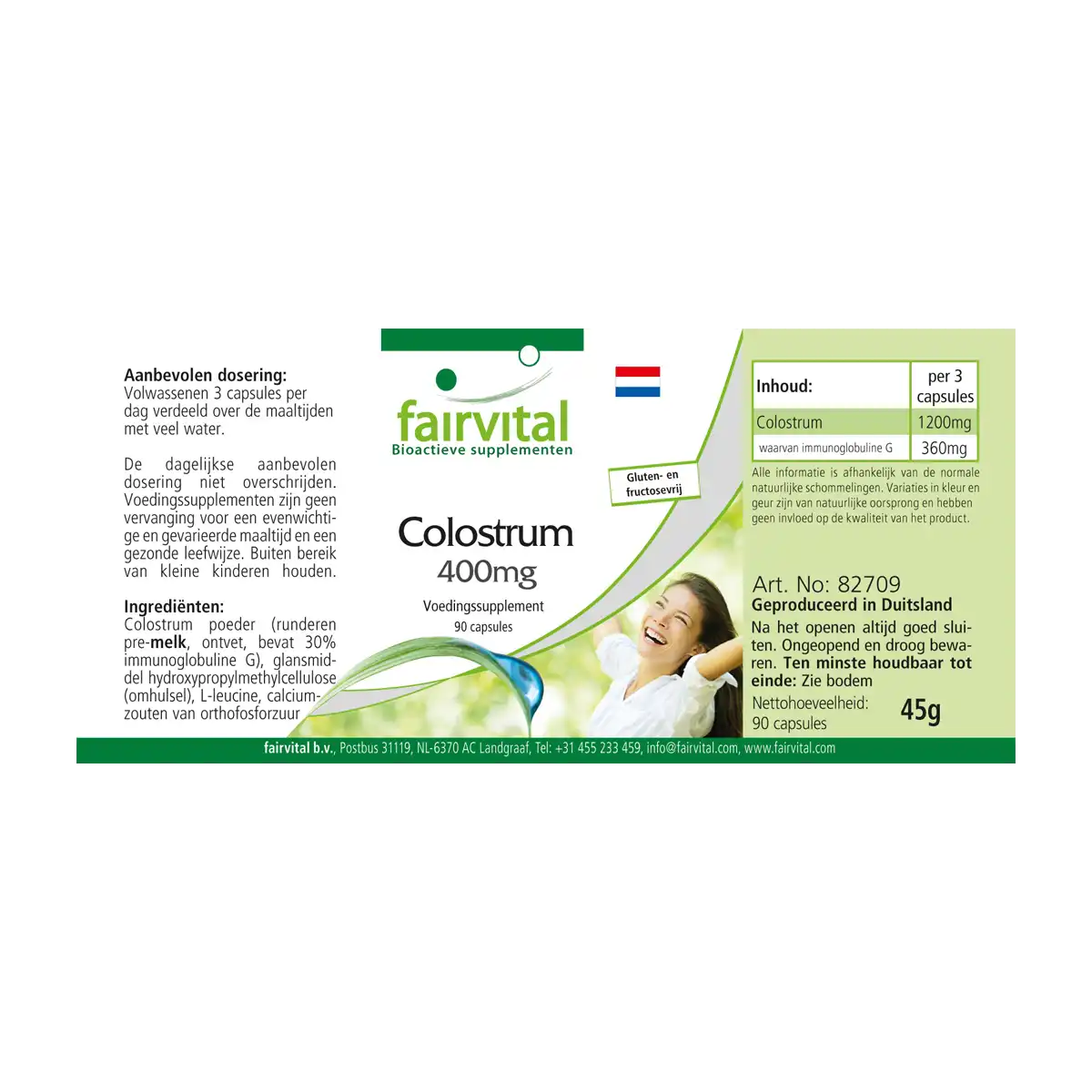 Colostrum 400mg – 90 capsules