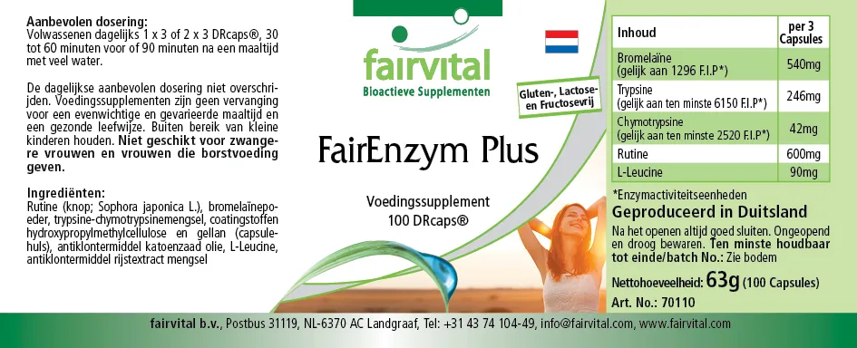 FairEnzym Plus - 100 DRcaps® FairEnzym Plus - 100 DRcaps®