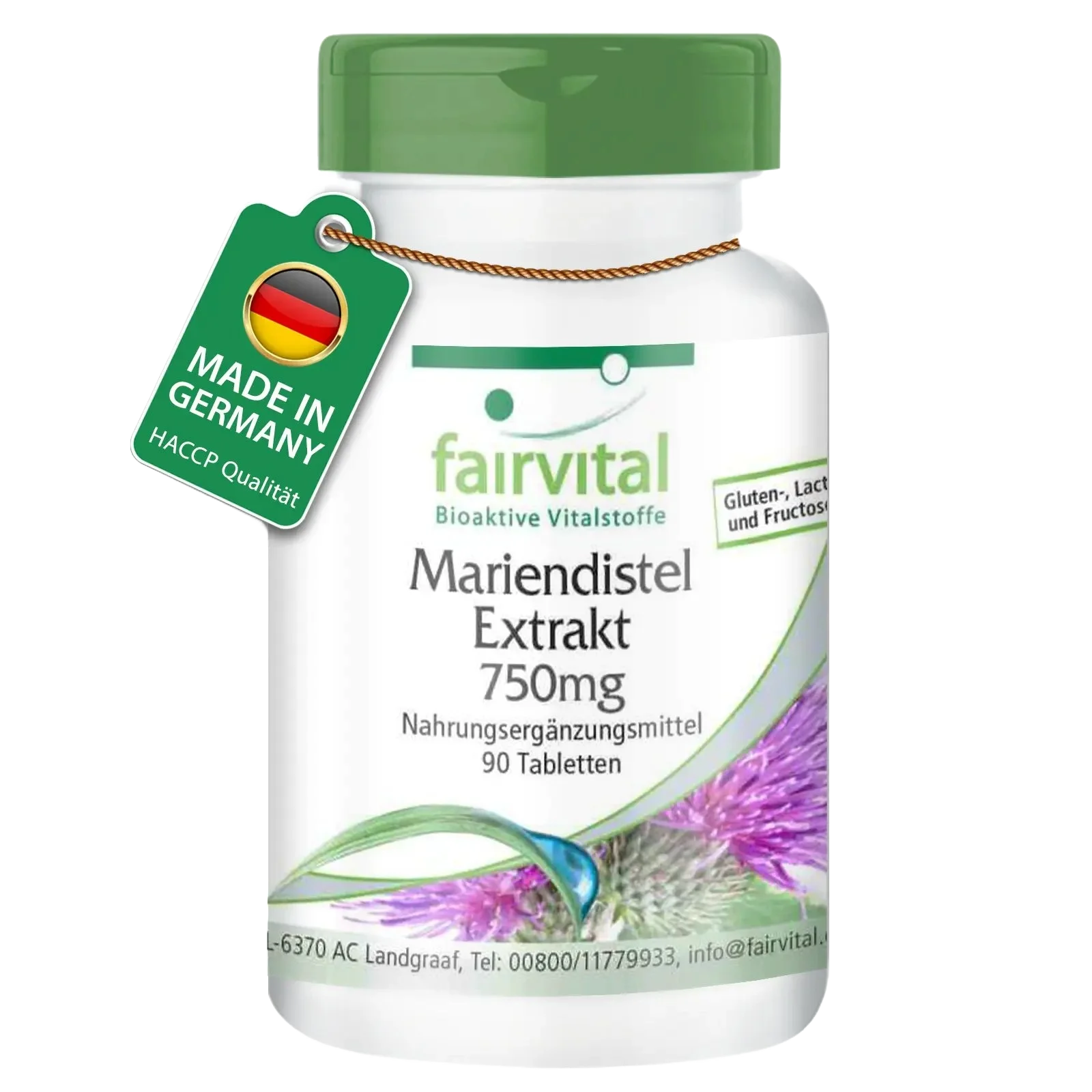 Mariendistel Extrakt 750mg-90 Tabletten-80% Silymarin-Hochdosiert & Vegan | Fairvital Mariendistel Extrakt 750mg-90 Tabletten-80% Silymarin-Hochdosiert & Vegan | Fairvital