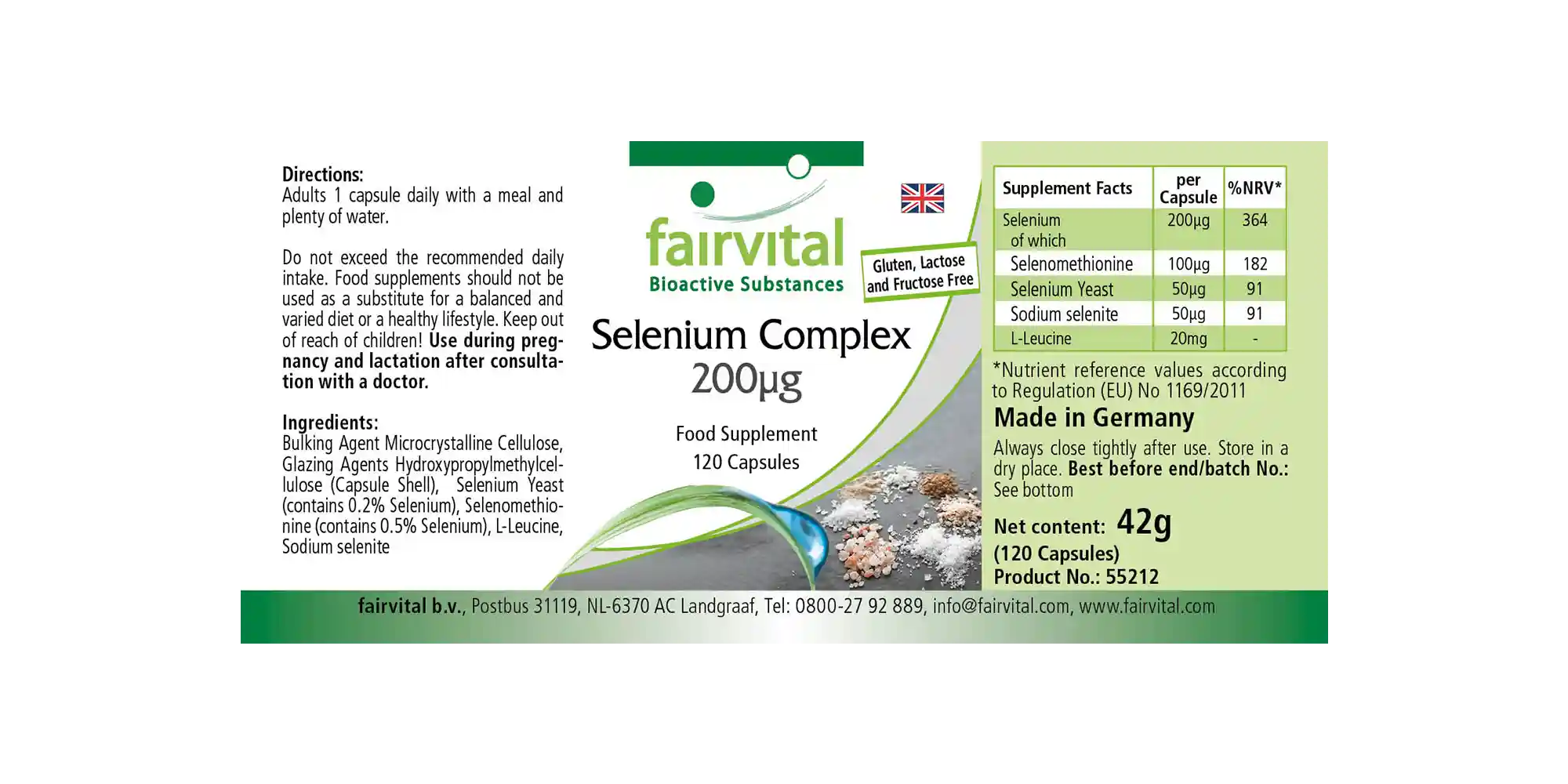 Selenium Complex 200µg - 120 Capsules Selenium Complex 200µg - 120 Capsules
